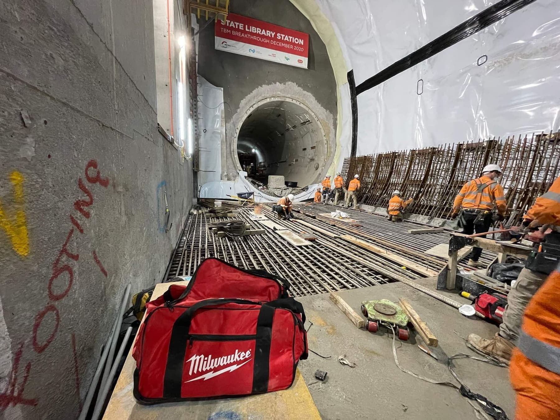 Metro Tunnel, State Library